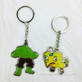 Logo tersuai Enamel mati die cast metal keychain